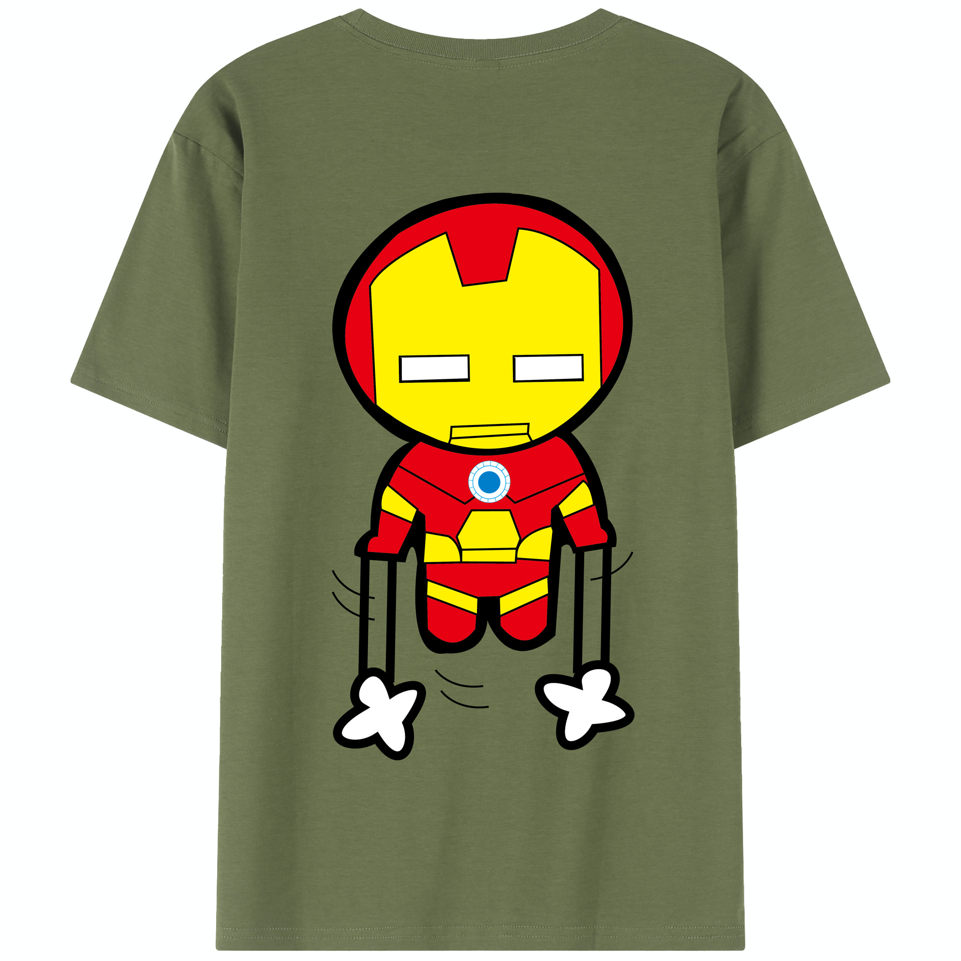 （画像用） アベンジャーズ The Avengers 綿100％半袖Tシャツ（背面プリント）